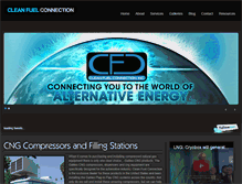 Tablet Screenshot of cleanfuelconnection.com